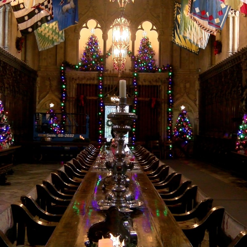 WATCH: Hearst Castle Prepares for Annual Holiday Twilight Tour